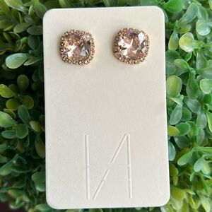 HAUTE BRIDE PHEOBE POSTS IN GOLD